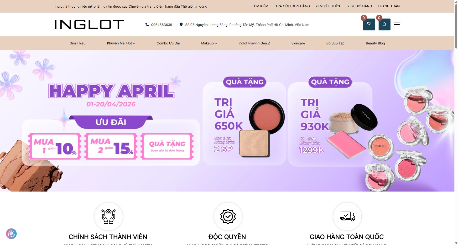 Website mỹ phẩm nhỏ: Giải pháp tăng trưởng bền vững cho kinh doanh cá nhân